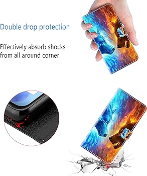 Custodia Con Flip Cover E Portafoglio In Pelle Per Realme Narzo 60 Pro – Design A Libro Con Magneti E Supporto