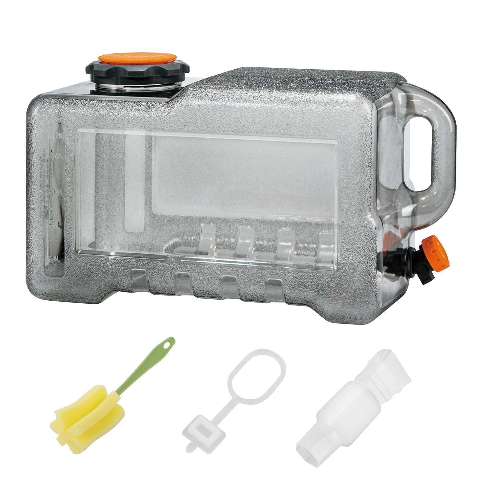22L Camping Water Jug with Spigot No Leakage Water Container Convenient Handle Water Dispenser for Camping Vehicle Car Outdoor Hiking Picnic