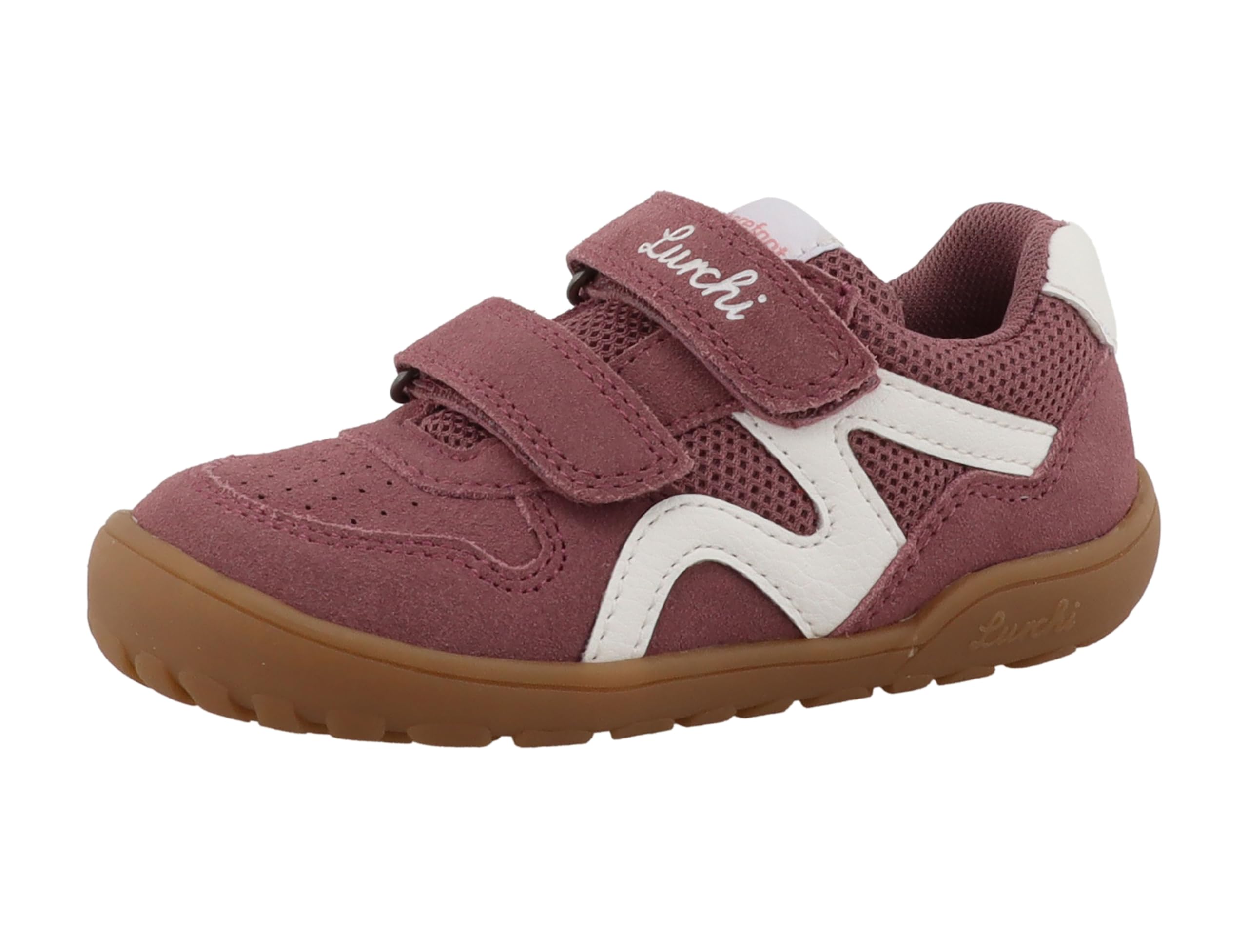 Lurchi Jamin Barefoot Suede Rose/White rot