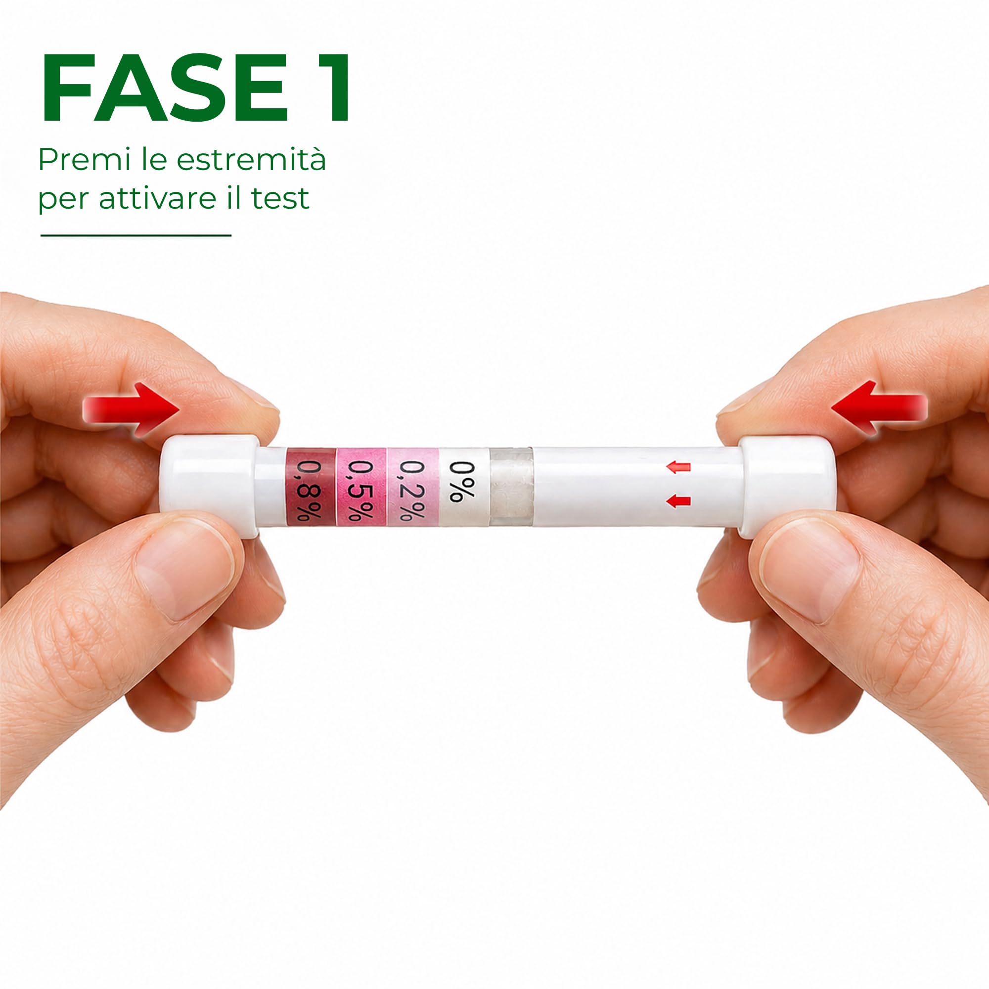 Alcol Test monouso - 16 pz - Etilometro Monouso - Risultato in 2 minuti precisione oltre 98% - Kit Test alcolemico portatile per auto e sicurezza stradale - Alcool Test a soffio
