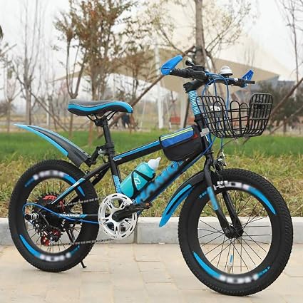 DODOBD Biciclette per Bambini, Biciclette per Bambine E Ragazzi 20 Pollici  con Cavalletto Bicicletta per Bambini Blu Rosso Adatto per Bambini di 6-10  Anni o 120-145 Cm di Altezza : Amazon.it: Sport