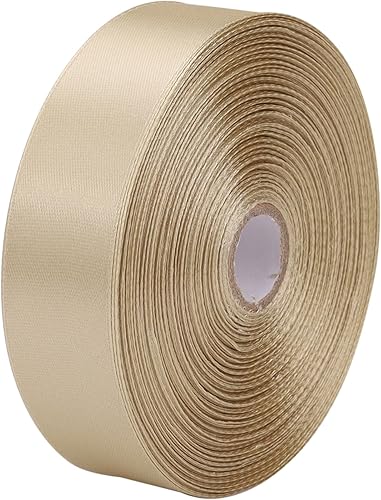 Miniatura 187 de Cinta de oro rosa de 1-1/2 pulgadas, para envolver regalos, 50 yardas, corona de fiesta de boda, costura, accesorios para el cabello, decoración