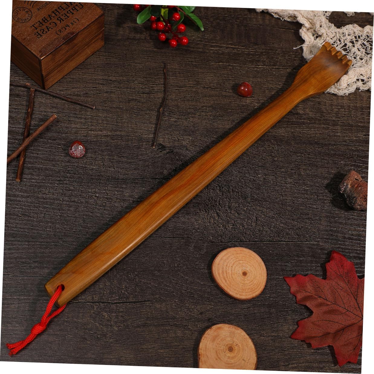 2pcs Back Claw Scratcher Itch Relief Tool with Long Handle Smooth Finger-Like Edges for Adults Neck Shoulder Massage and Reach Areas