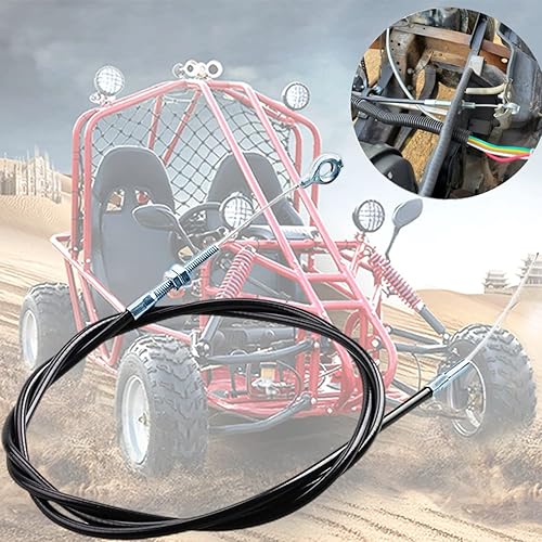 Miniatura 3 de Go Kart - Cable del acelerador Go Cart para Manco 8252-1390 ASW Go Kart Parts - Cable interior de 71 pulgadas de largo