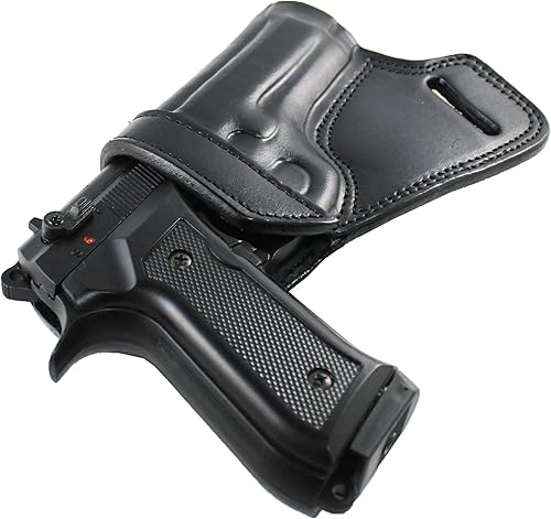 Miniatura 2 de Funda de cuero hecha a mano de primera calidad con espalda pequeña para pistola SOB