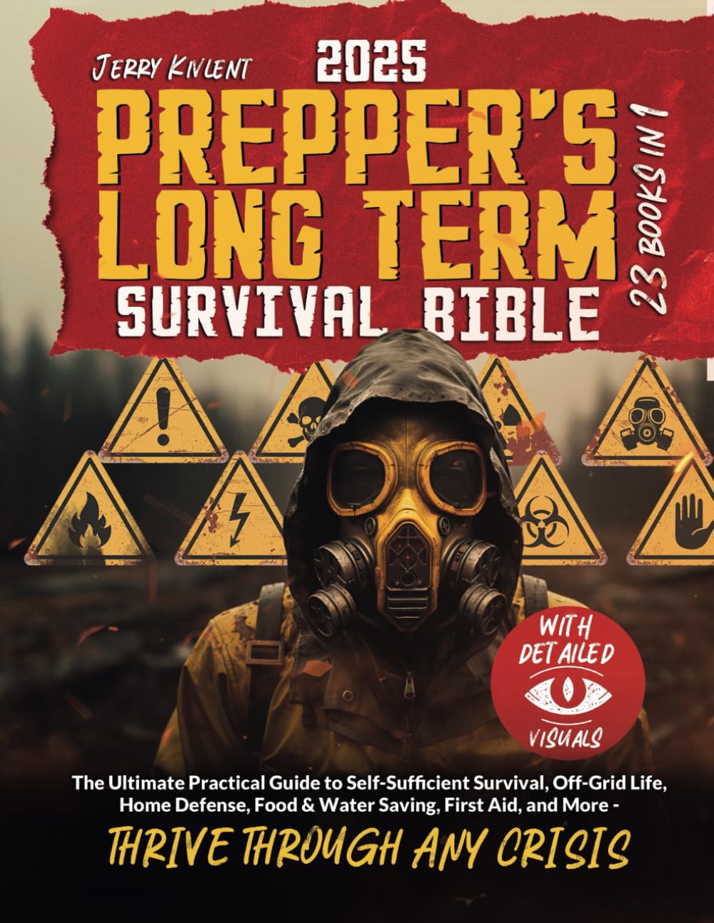 Prepper's Long Term Survival Bible: The Ultimate Practical Guide to Self-Sufficient Survival, Off-Grid Life, Home Defense, Food & Water Saving, First Aid, and More - Thrive Through Any Crisis