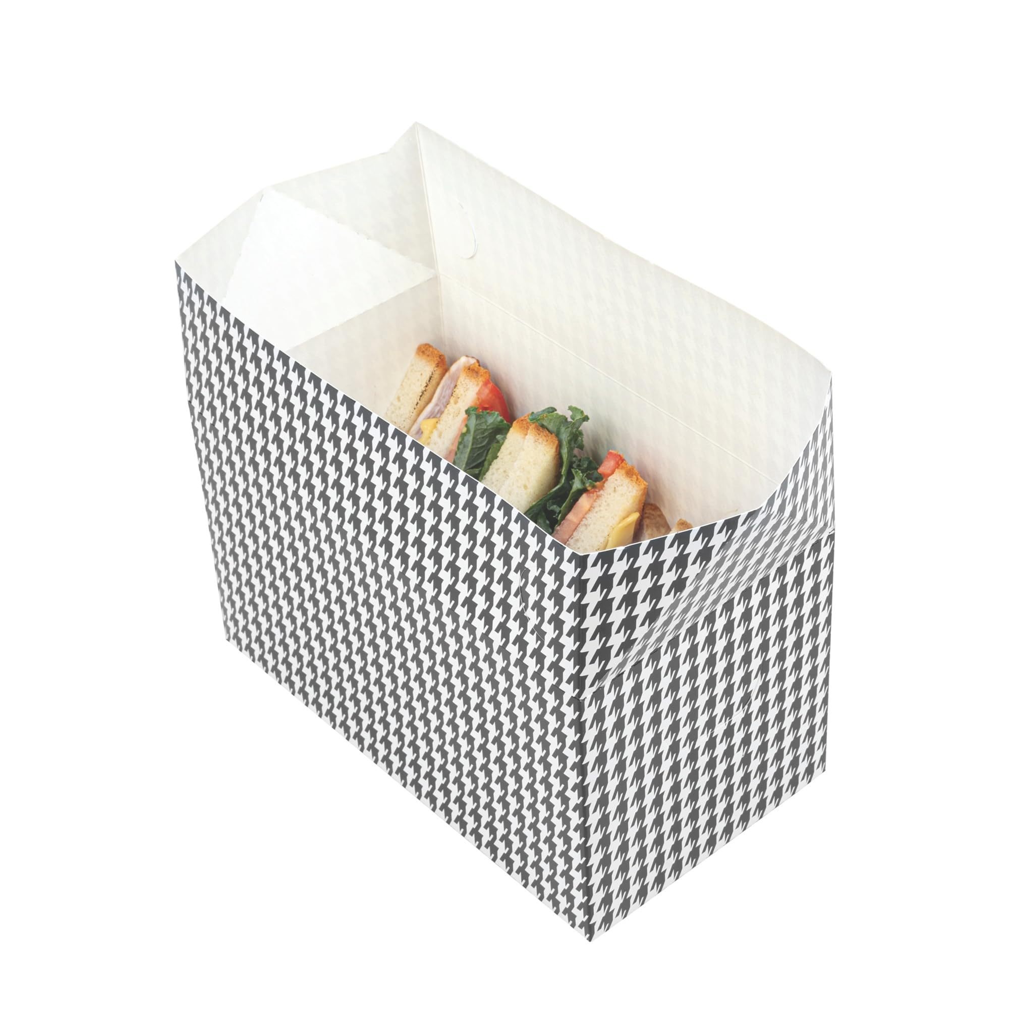 Restaurantware Takeout Box 100 Count 9.02 x 5 x 5 Inches Paper Black Lunch Box Hot Food Container Spill-Resistant Deli Packaging Greaseproof Large Meal Container