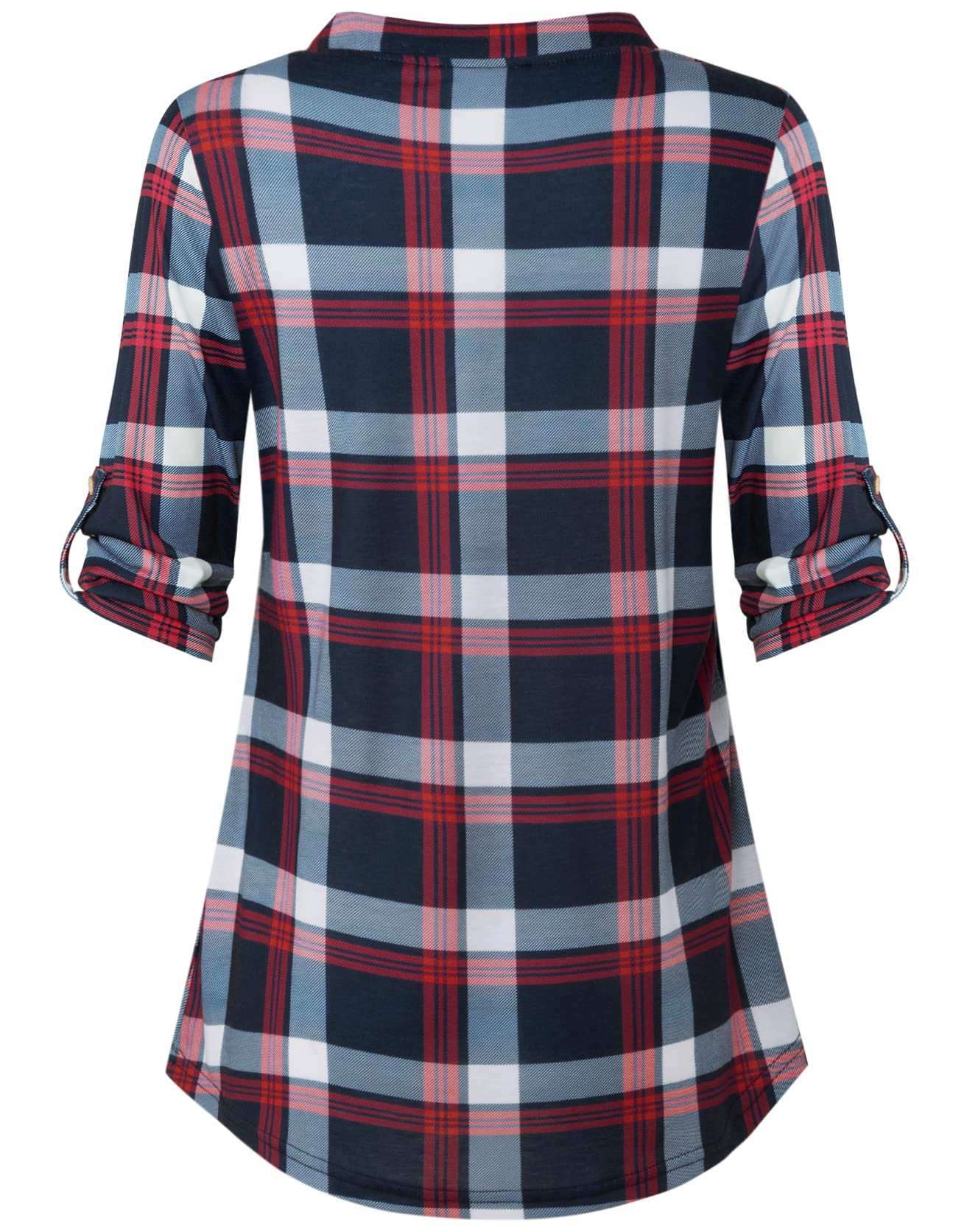 Quinee Still-Tops zum Stillen, Mutterschaft, 3/4-Ärmel mit gerollten Ärmeln, Still-Shirts für Damen