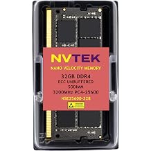 32GB 1X32GB DDR4 3200MHz PC4-25600 2Rx8 1.2V CL22 260-PIN ECC Unbuffered SODIMM