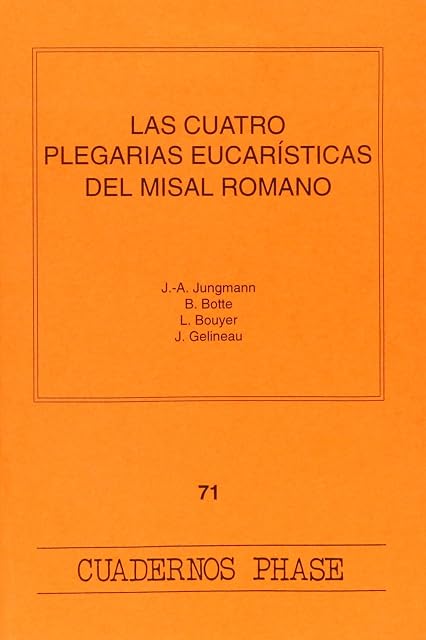 Portada de Las cuatro plegarias eucarísticas del Misal romano