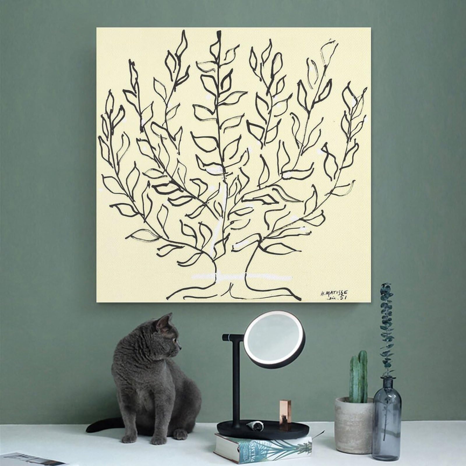 Amazon.co.jp: Henri Matisse アンリ・マティス 「低木」 ポスター