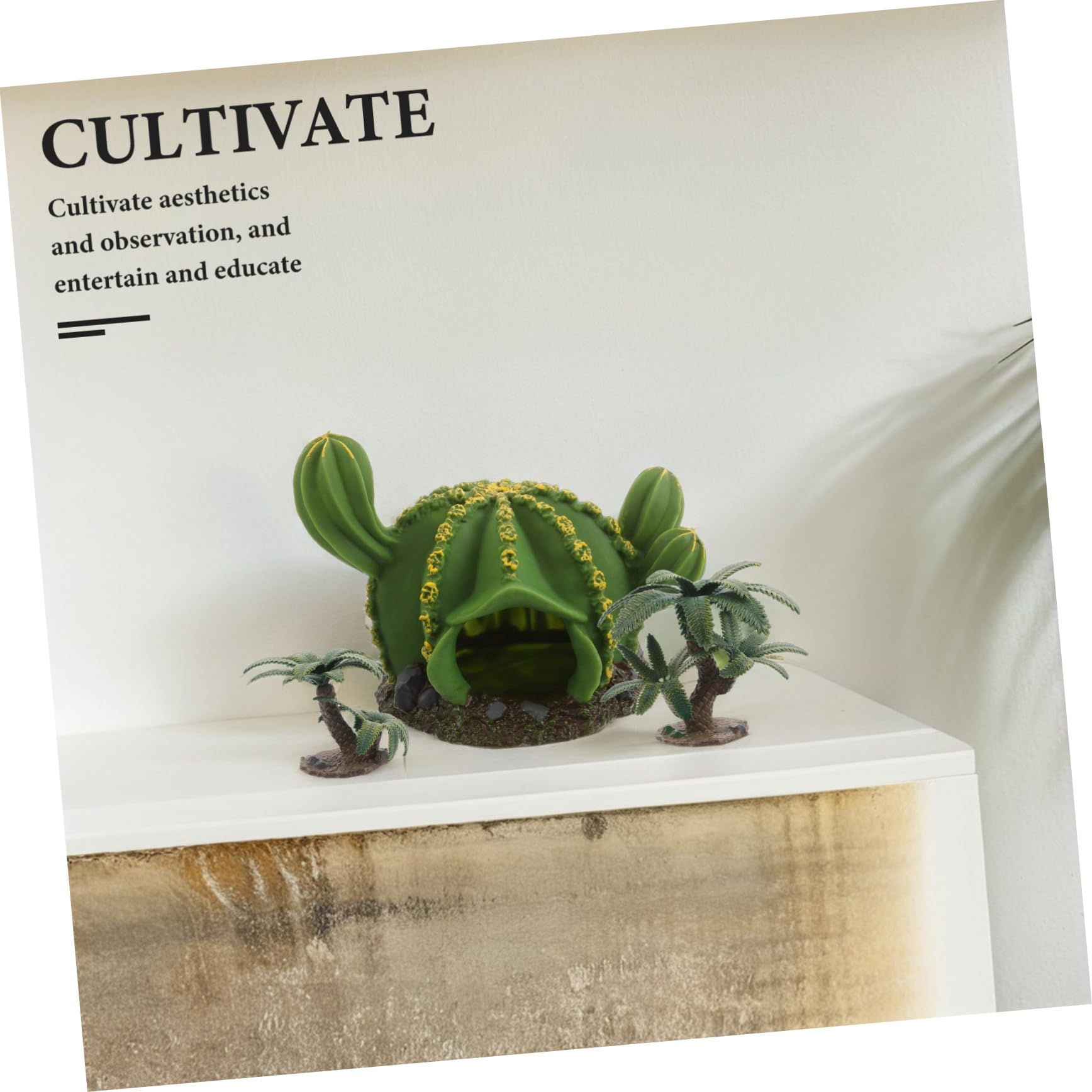 Hemobllo 3pezzi Alberi in Miniatura di Decorazioni Paesaggistiche Realistiche per Acquari e Habitat di Rettili Accessori per Terrari