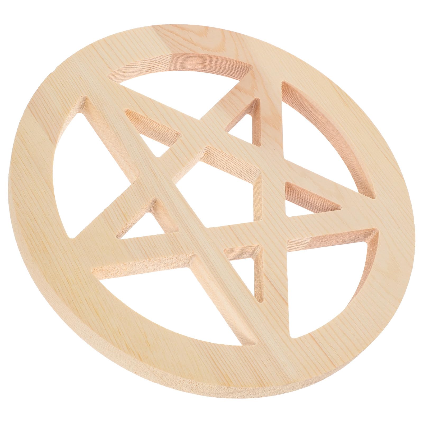 Pentáculo de madera ARTIBETTER para altar y decoración de mesa