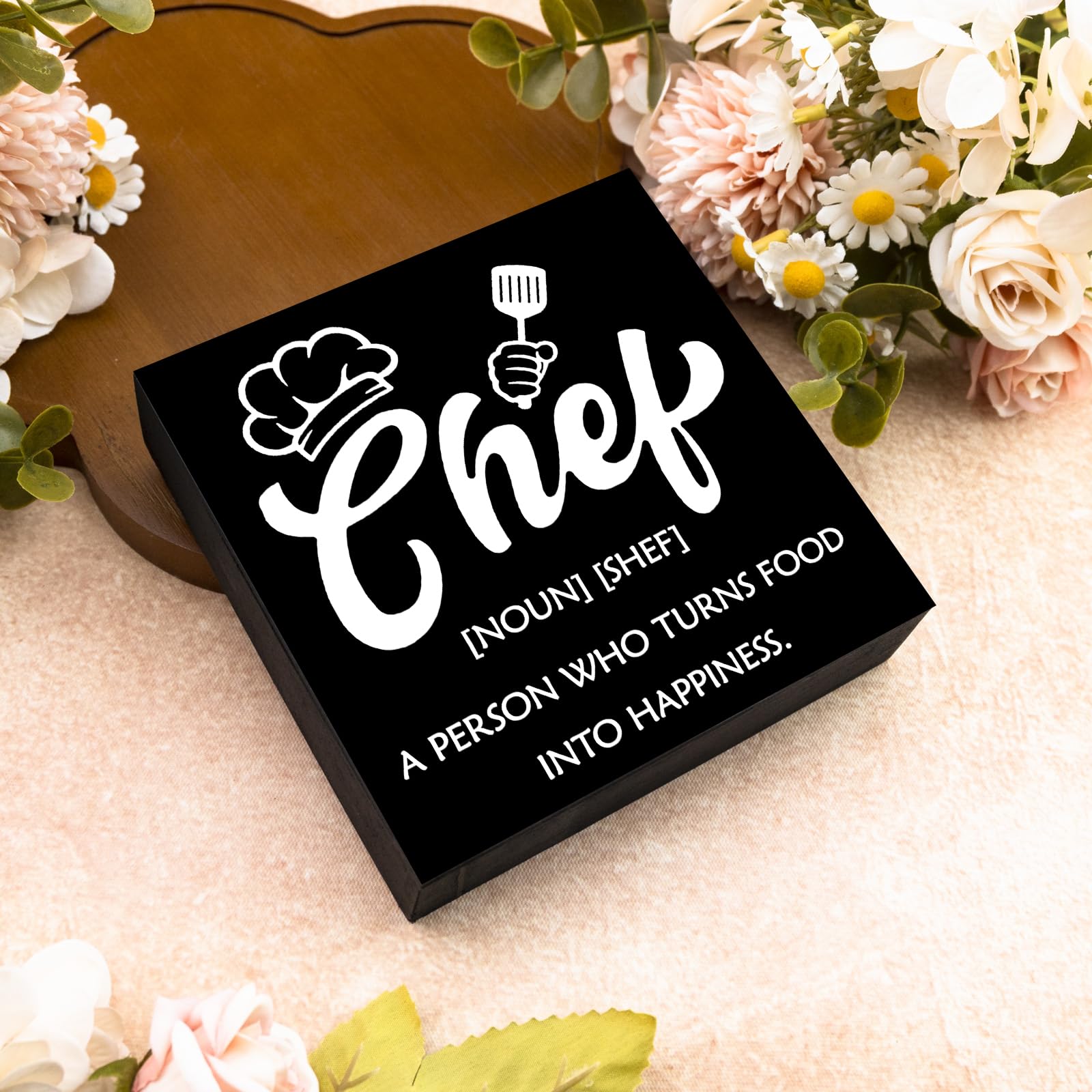 Chef Gifts For Chefs Men Women Wooden Sign Kitchen Decor Unique Gifts For Chefs Appreciation Gift Birthday Anniversary Christmas Gift