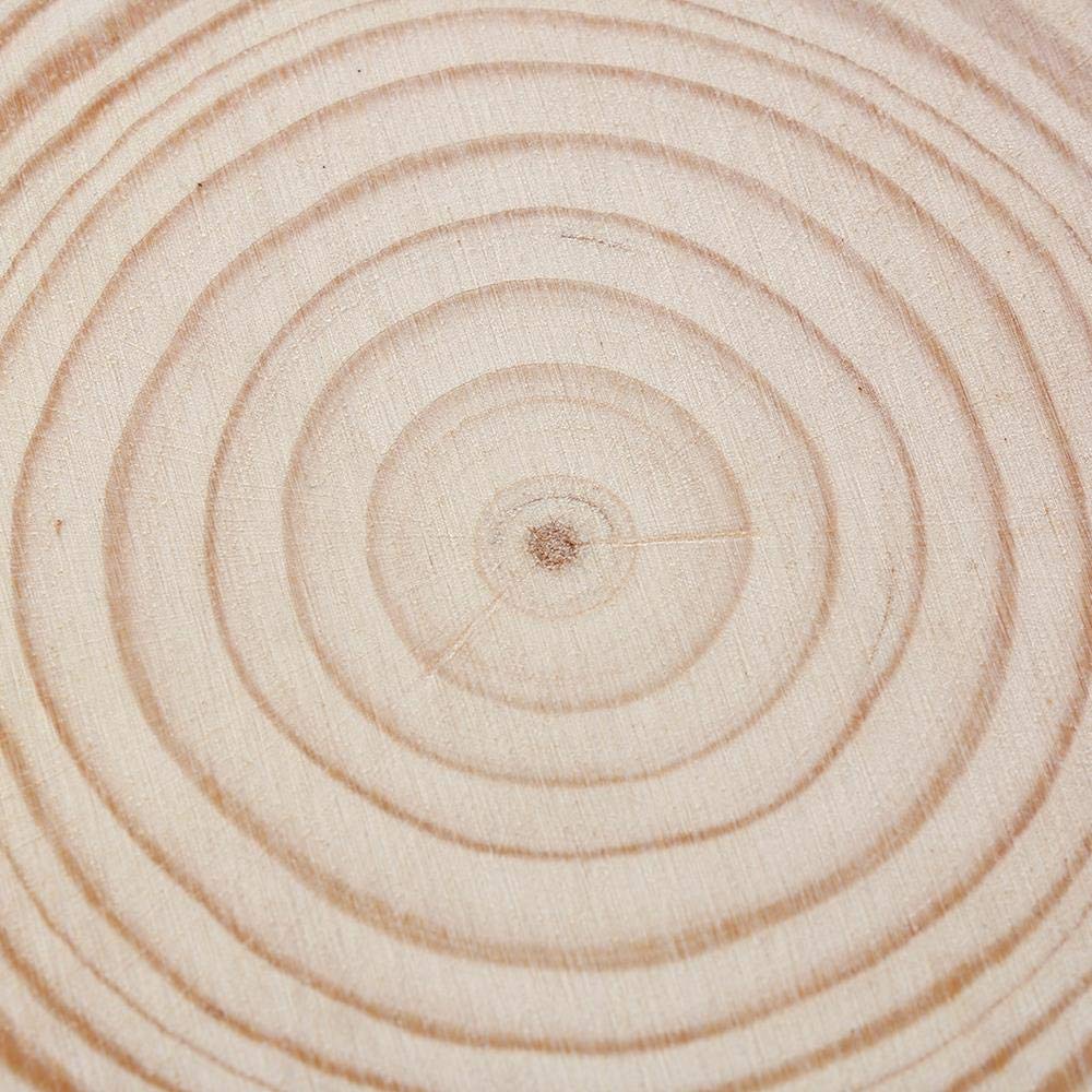 Sottobicchieri in legno a forma di cerchio rotondo Piattini in