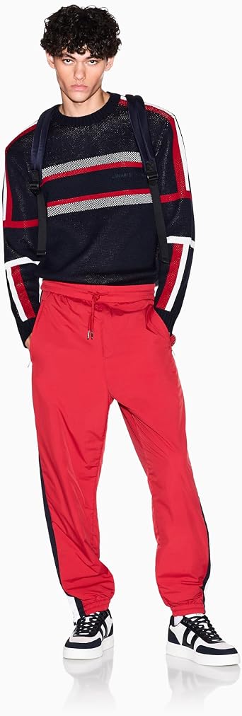 Armani Exchange Men's Colorblock Tape Sweater