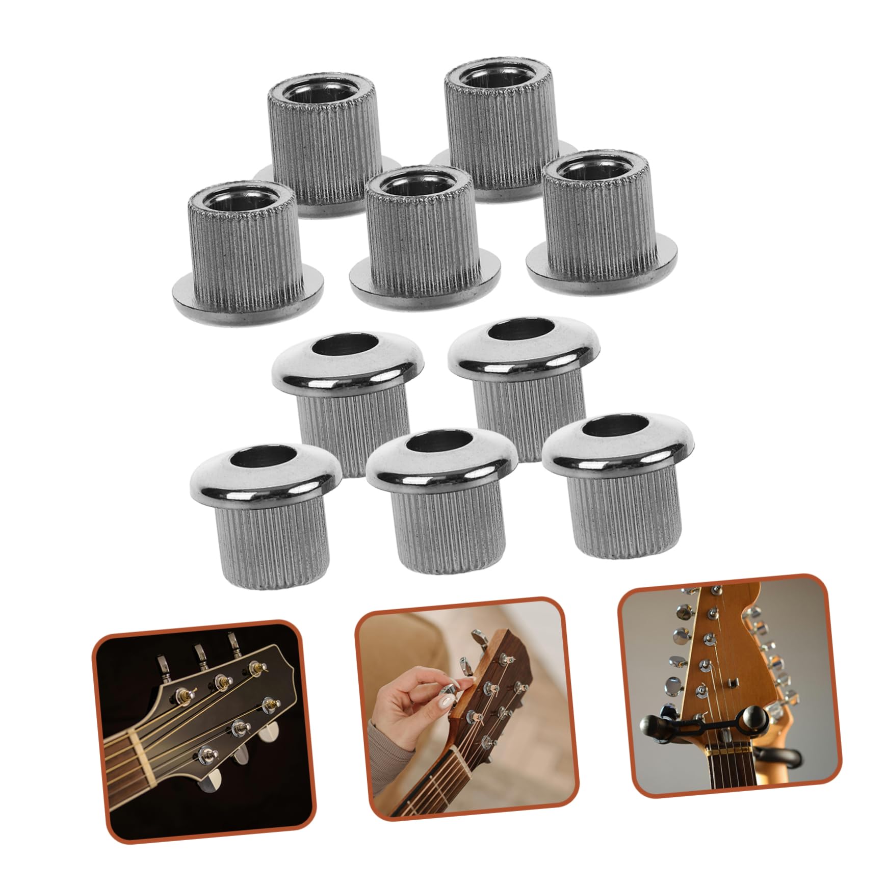 Vaguelly 1 Jeu D'Entretoises Pour Accordeur De Guitare Rondelles Pour Chevilles D'Accordeur Acoustique Fourniture D'Accordeur Rondelles Pour Accordeur Petit Joint De