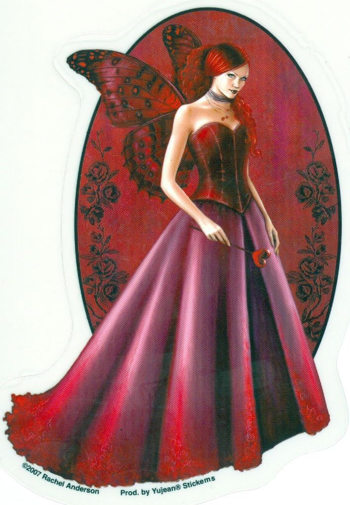 Rachel Anderson - Queen of Hearts Fairy - Sticker / Decal