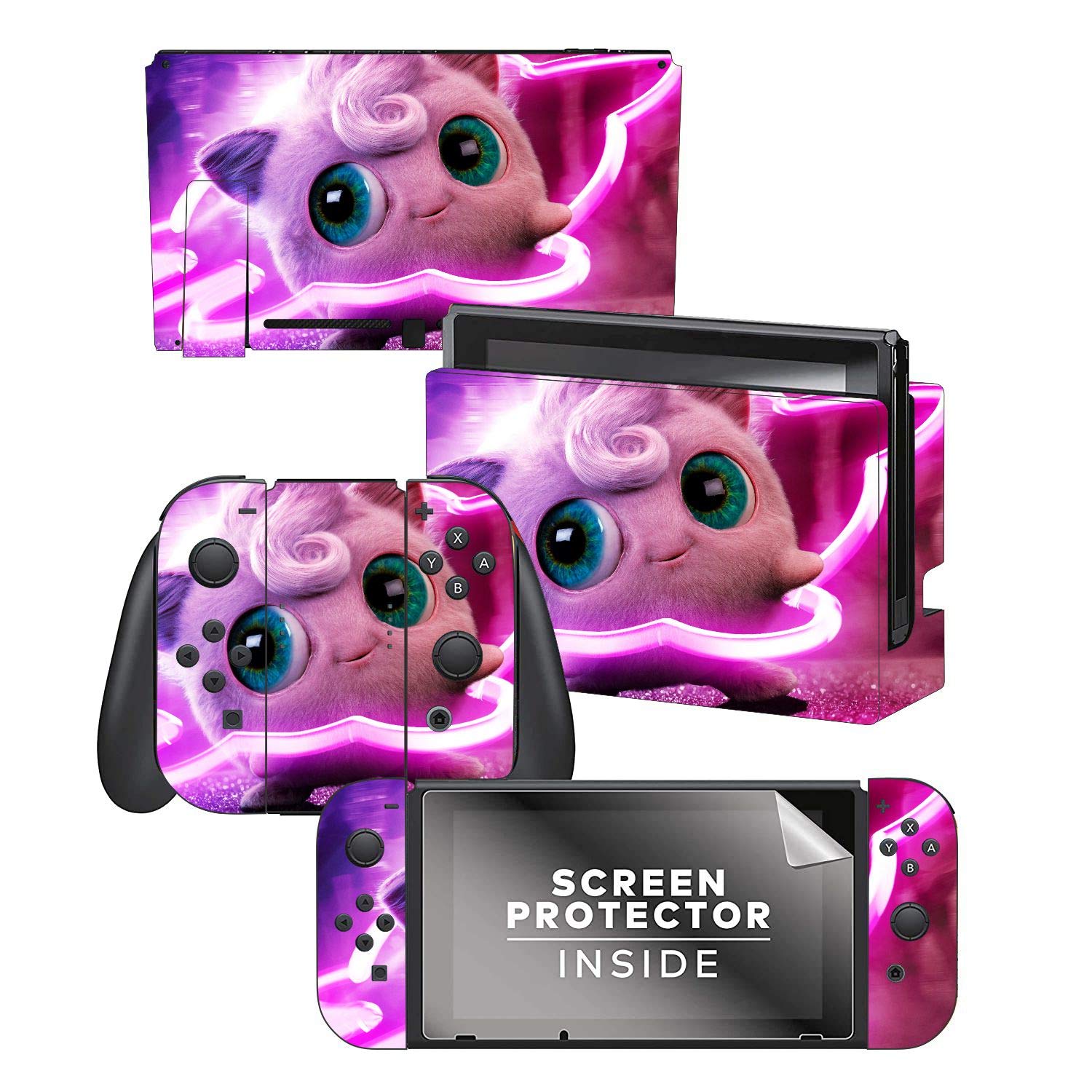 ELTON 3M Skins Decal for Nintendo Switch, Anti-Scratch Durable Cover Sticker Matte Protector Vinyl Wrap Full Set Faceplate Joy-Con Console Dock design 6 [video game] (B08YNFS5C5) Amazon Price History, Amazon Price Tracker