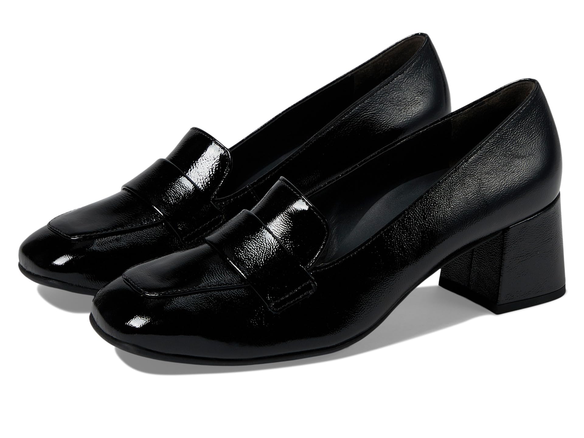 Photo 1 of Paul Green Women's Winona Pump, Black Crinkled Patent, 6.5