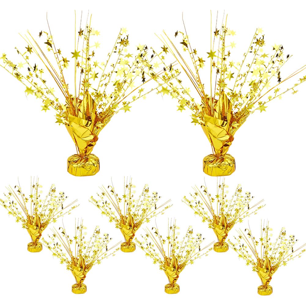 Décoration de table dorée DICOSMETIC : lot de 8 pièces contre les tables de fête ternes