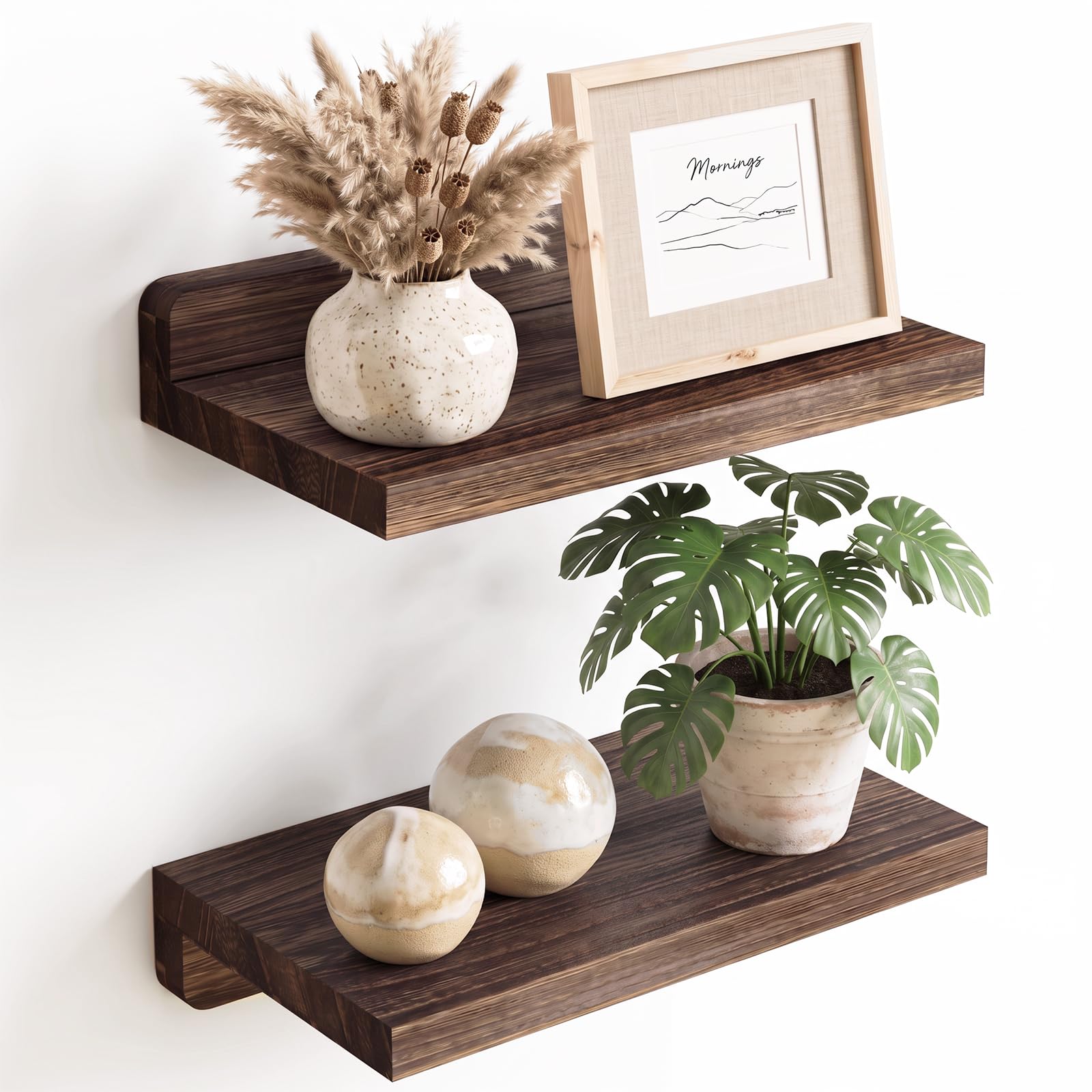 Fixwal Floating Shelves - Set of 4 -11