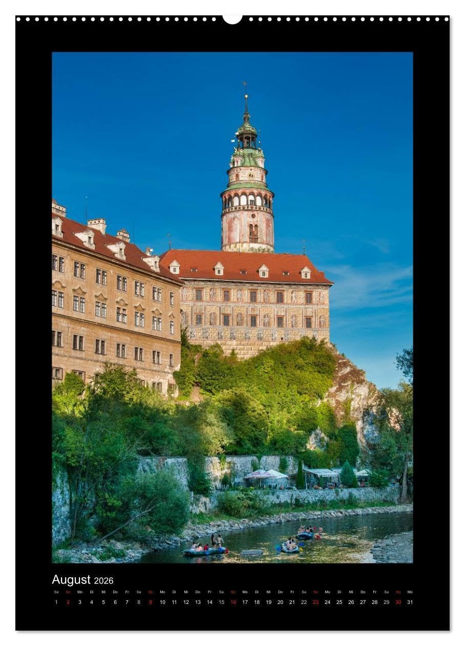 Cesky Krumlov Krumau (hochwertiger Premium Wandkalender 2026 DIN A2 hoch), Kunstdruck in Hochglanz: Bilder aus Cesky Krumlov - Krumau