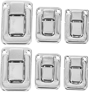 OSALADI 18 Pcs Toggle Lock Hasp Cabinet Latch Boxes Buckle Locks Mini Copper Hinges Heavy Duty Hinge Bisagras para Gabinetes Lock for Cabinet Doors DIY Lock Iron Large Lock Hinge