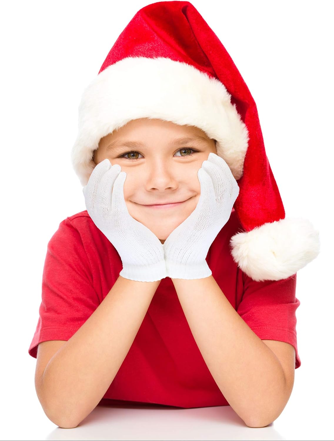Kids Gloves Full Fingers Knitted Gloves Warm Mitten Winter Favor for Little Boys and Girls: Clothing, Shoes & Jewelry