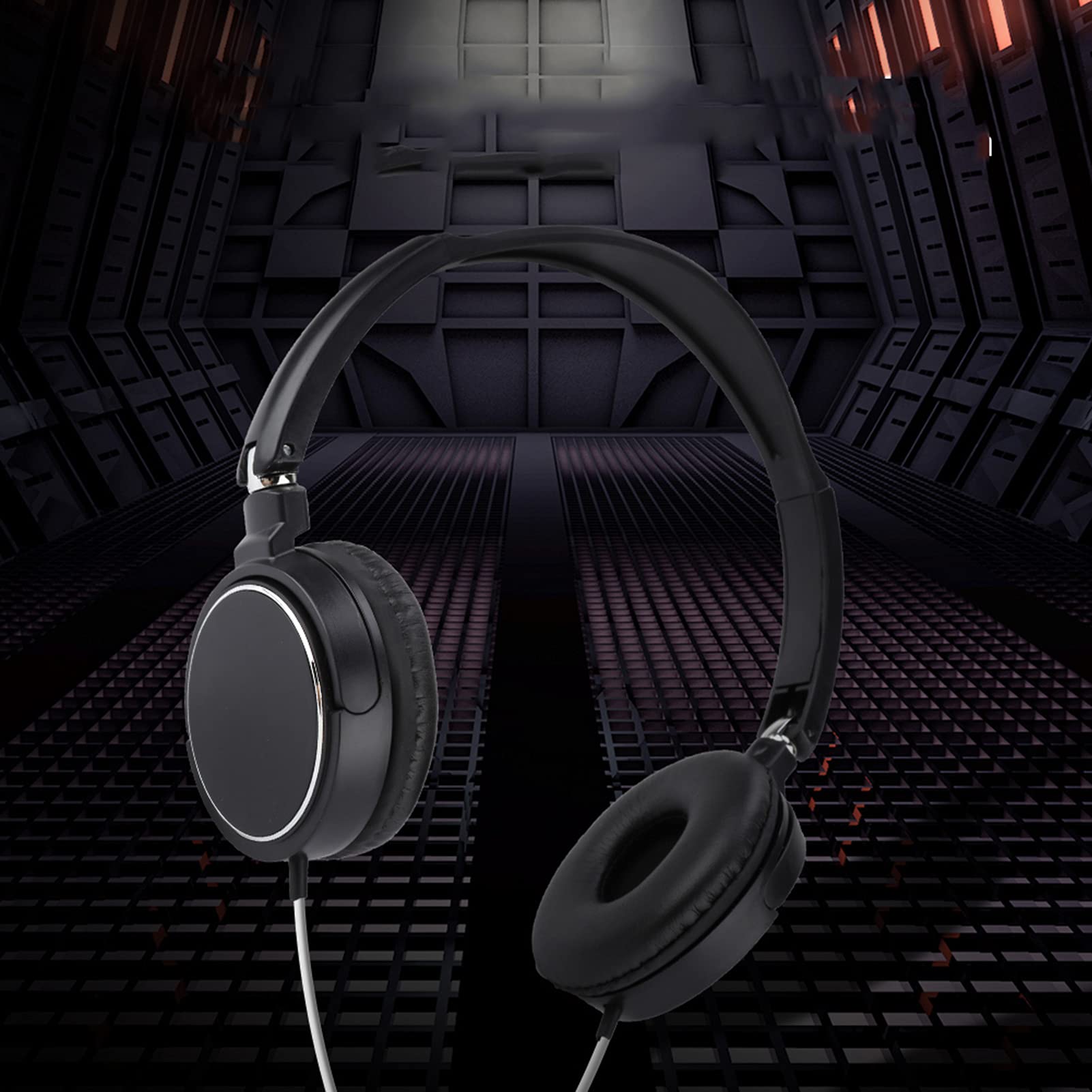 Snufeve6 Auriculares con Cable, Fáciles de Ajustar, Ligeros, Plegables Y Compactos, Auriculares de Alta Fidelidad con Diadema Ajustable para Niños Y Niñas para Disfrutar de Películas o Música.