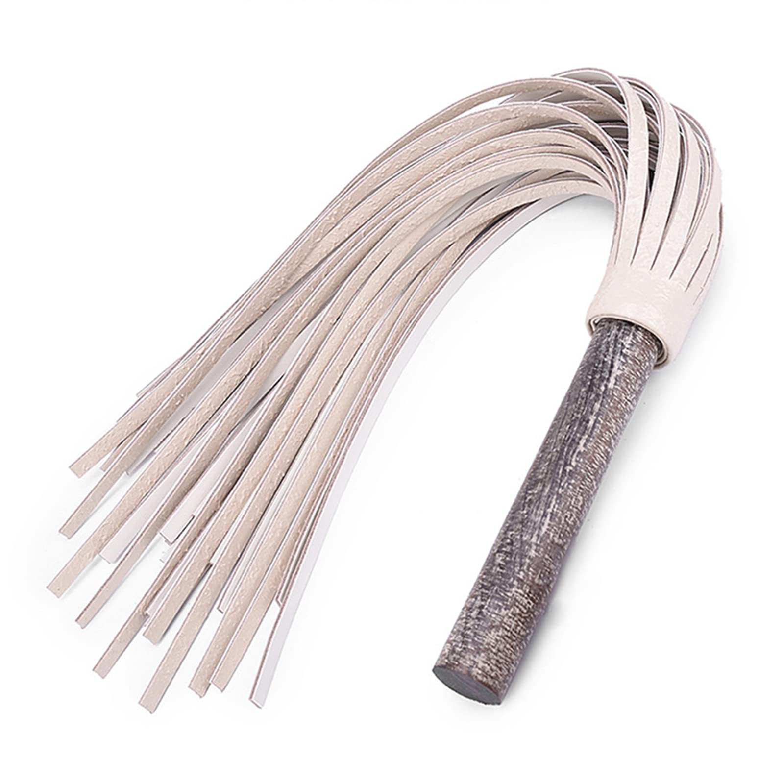 Peitsche Erotik Flogger Rindsleder SM Spanking Quasten Gerte BDSM Bondage Reitgerte Holzimitat Griff Partners Spiele Rollenspiele Cosplay Sex Spielzeug Für Frauen Männer Und Paare
