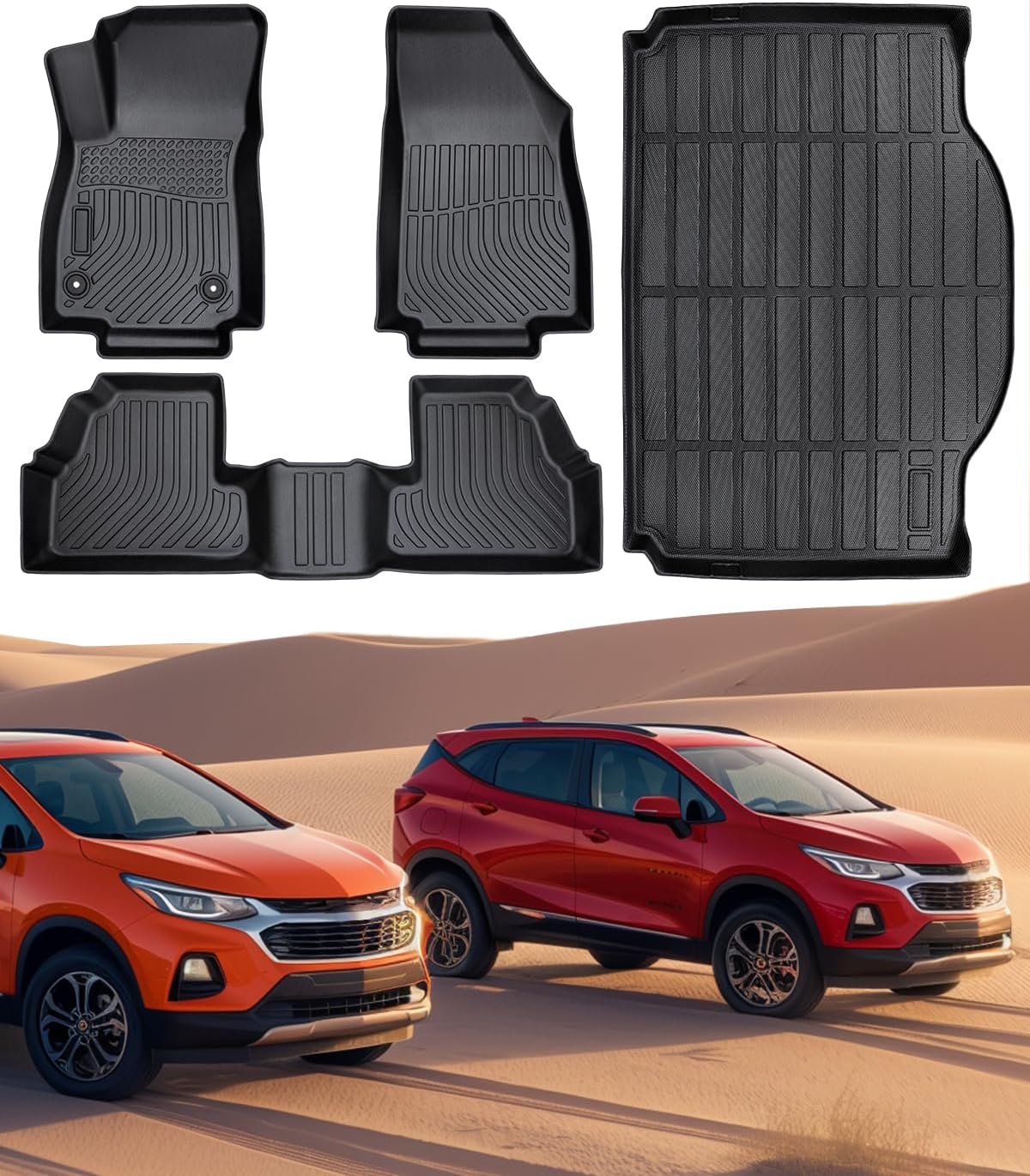 All Weather Floor Mats Set Custom Fit for 20142022 Chevy
