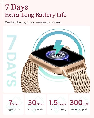 Miniatura 7 de AKUMAKA Relojes inteligentes para mujer (hacer llamadasresponder llamadas), Bluetooth 5.3 Android reloj inteligente para teléfonos, reloj de