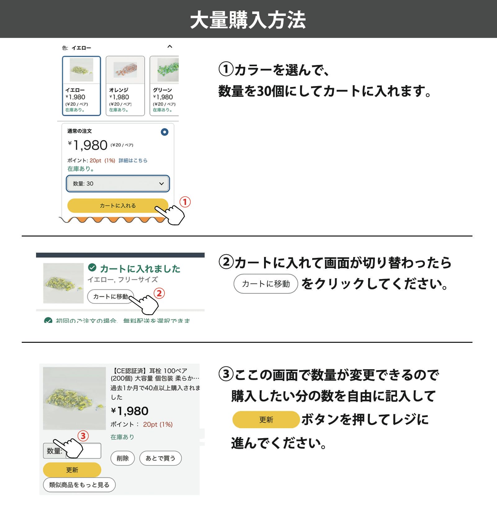 Amazon.co.jp: [mimimori]【CE認証済】耳栓 100ペア (200個) 大容量 個
