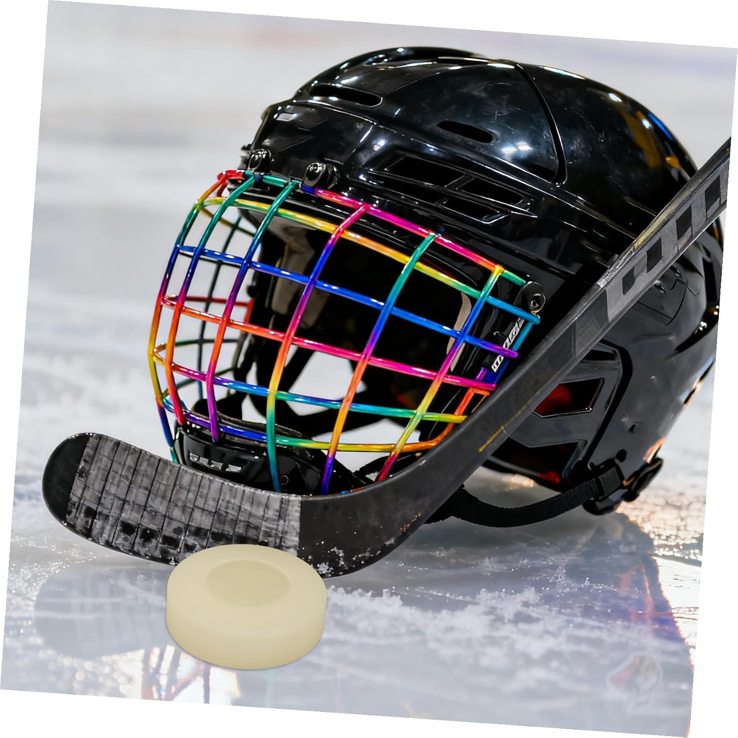 6pcs Matte Finish PVC Ice Hockey Pucks Noise-reducing Training Pucks Sports Accessories for Skill Development and Competitive Play