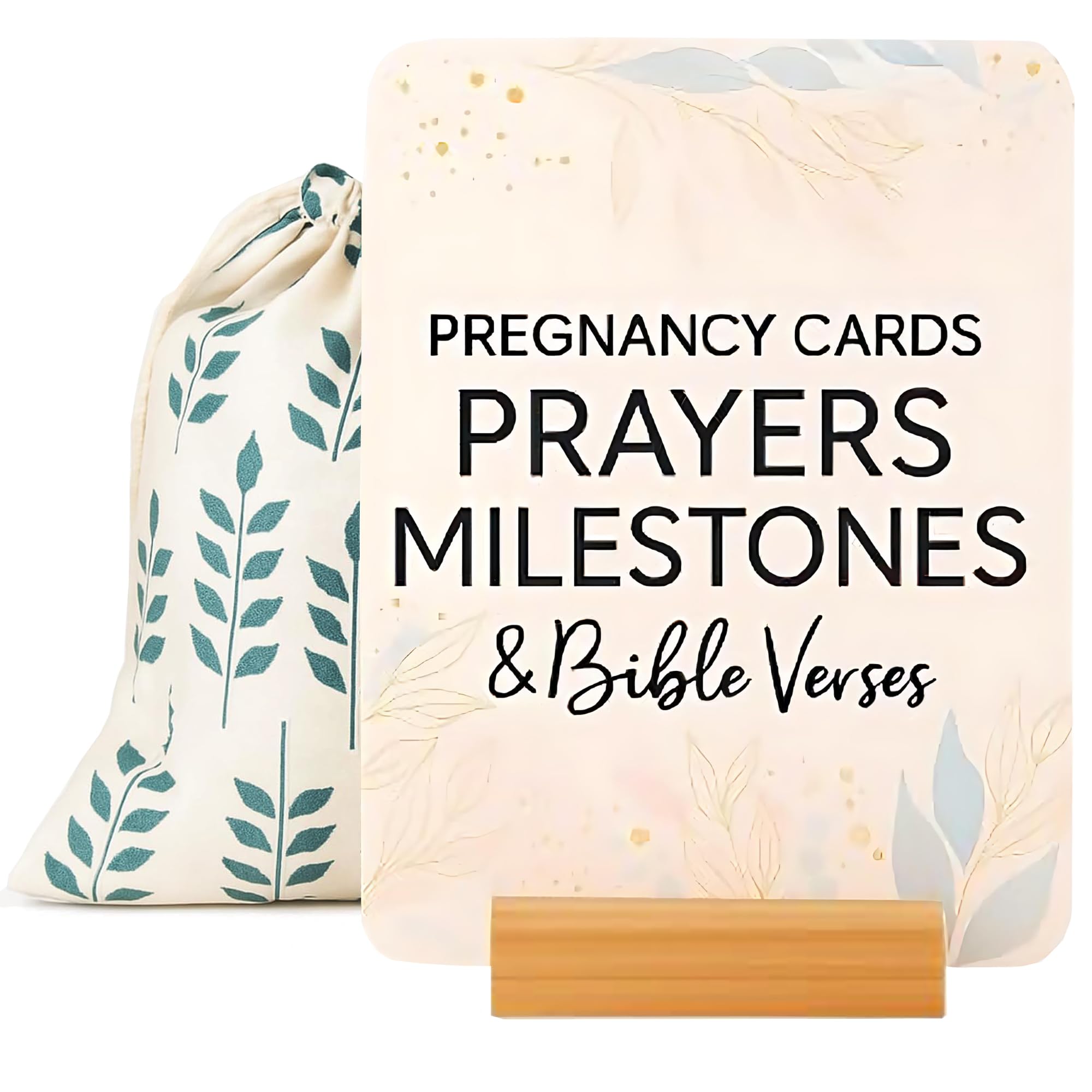 Lumont Trimester Pregnancy Must Haves - Essential Gift Set for First Time Moms, Healthy Pregnancy, Prayer Cards for Pregnant Women, Mama to Be, Expecting Parents Unique Gifts, Early Pregnancy Reveal