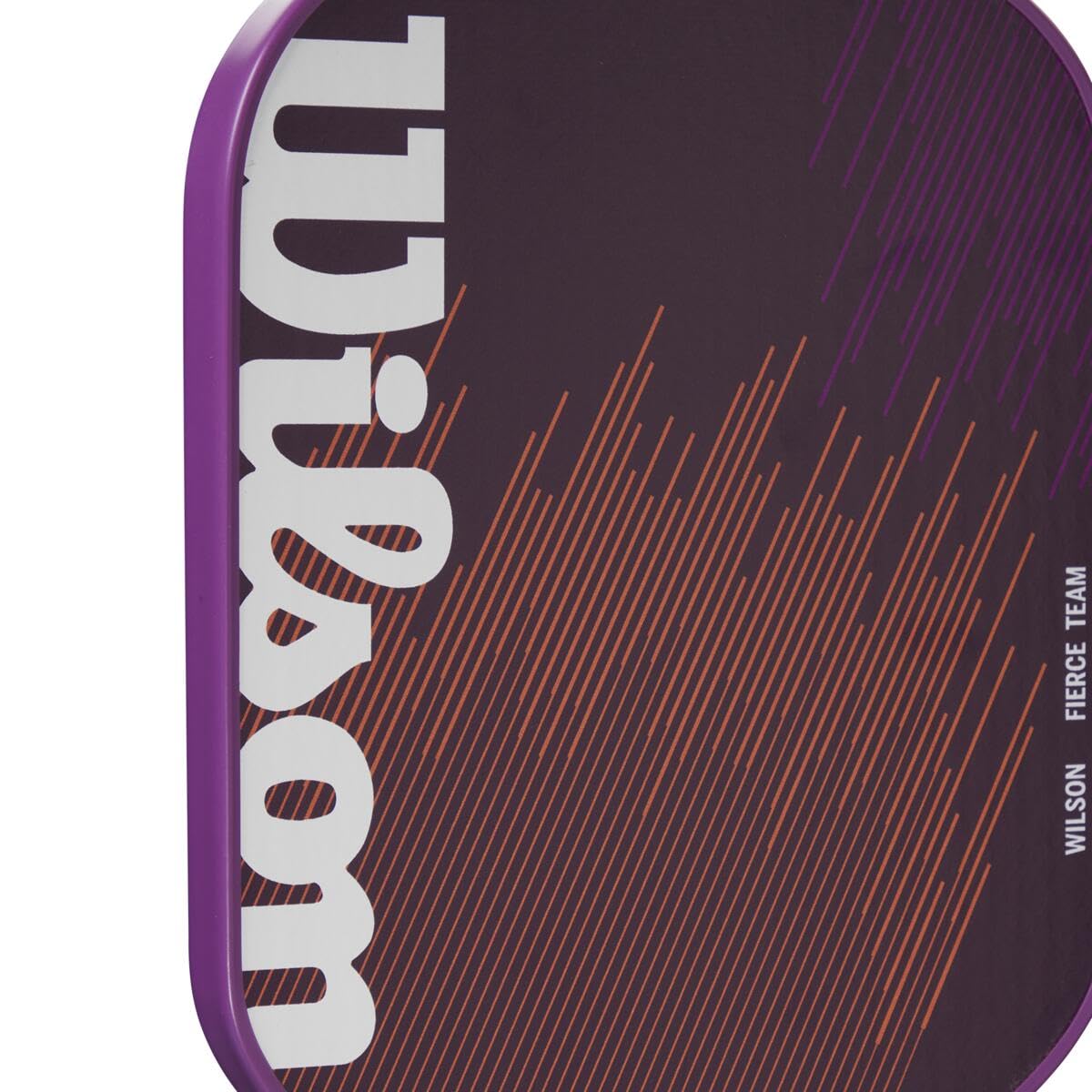 Wilson Fierce Series – Pagaie De Pickleball 13mm En Fibre De Carbone – Forme Hybride, Manche Long – Niveau Débutant à Intermédiaire