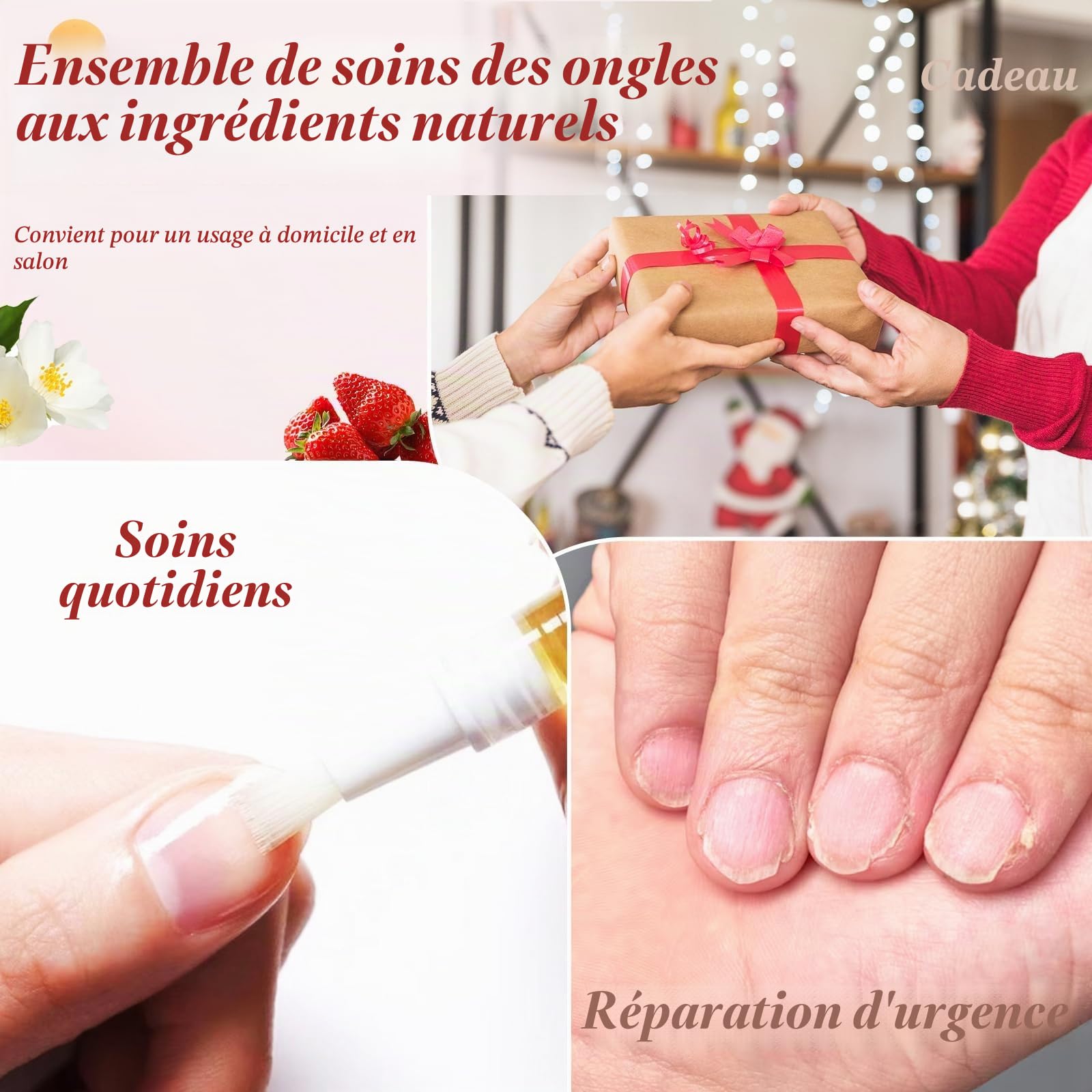 8 Pcs Huile Cuticules Ongles Stylo, Huile Cuticule Stylo, Stylos à Huile pour Cuticules, Mix Taste avec 8 Parfums, pour Réparer Fissures et Cuticules Sèches, Soin Nutrition Ongles