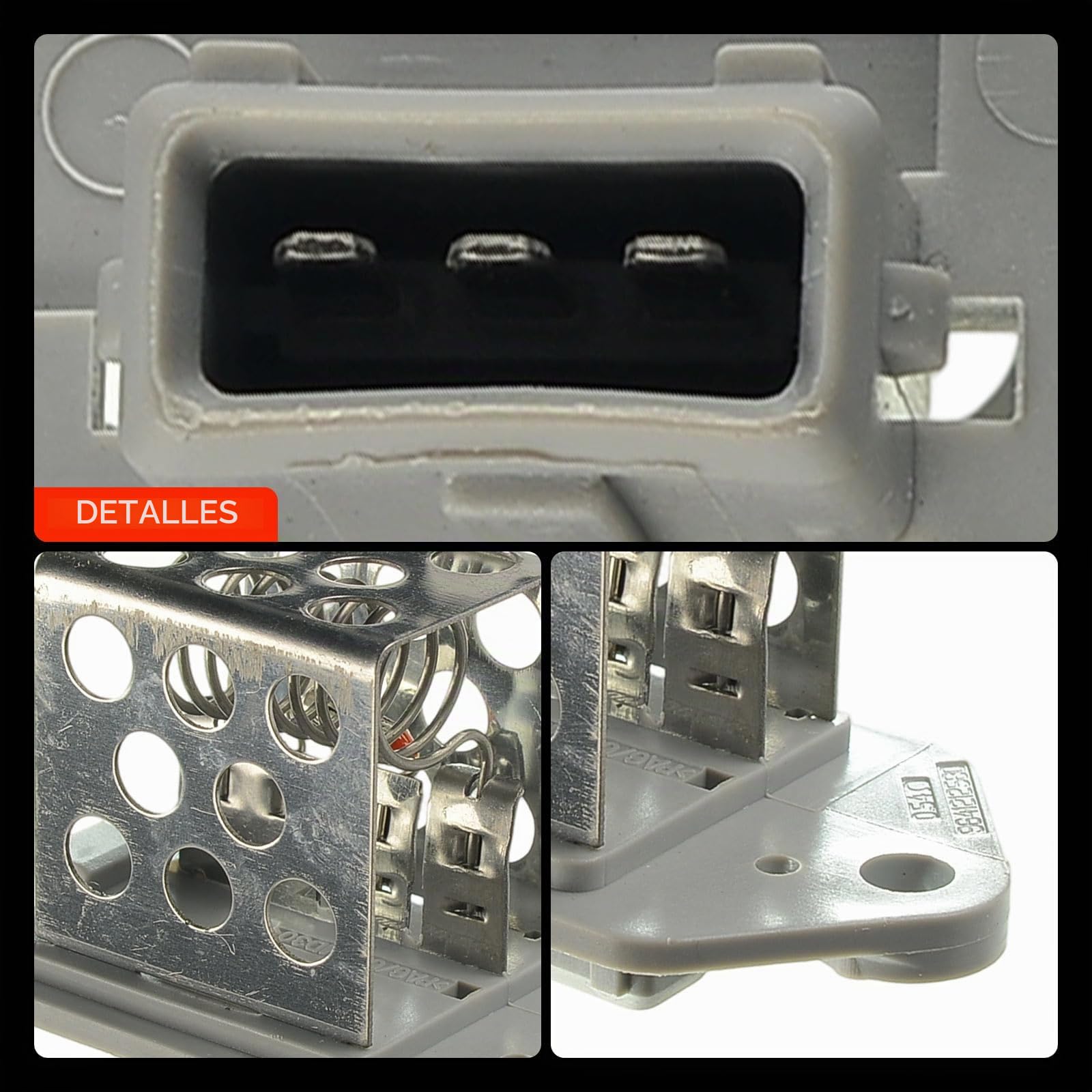 Frankberg Resistencia del motor del ventilador regulador del ventilador | 1267A9; Compatible con: Xsara N1, C5 I Break DE, Caja de socio 5, 406 8B, Xsara Picasso N68, Xsara Break N2