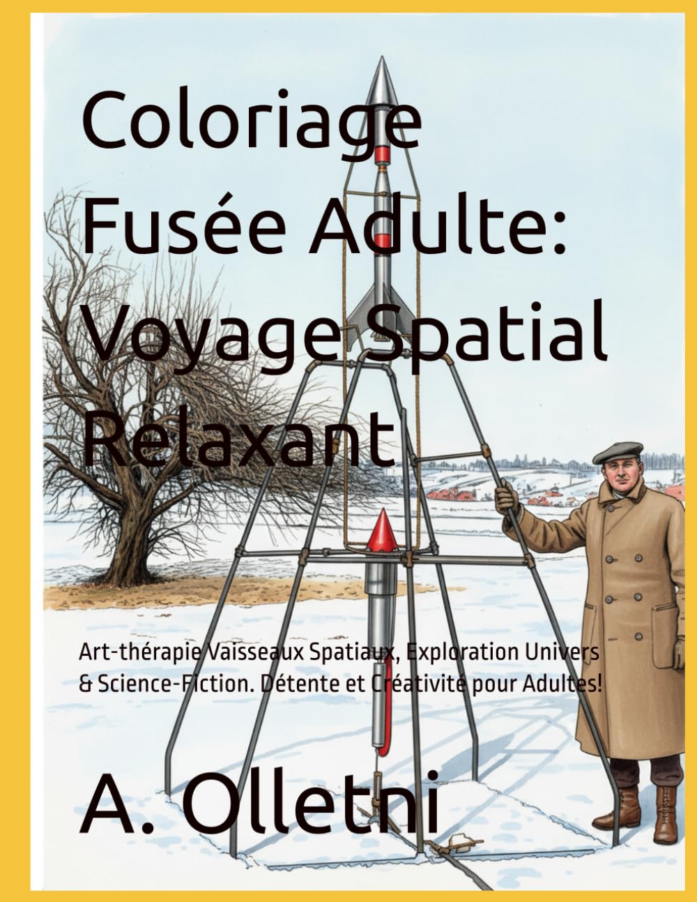 Coloriage Fusée Adulte: Voyage Spatial Relaxant: Art-thérapie Vaisseaux Spatiaux, Exploration Univers & Science-Fiction. Détente et Créativité pour Adultes!