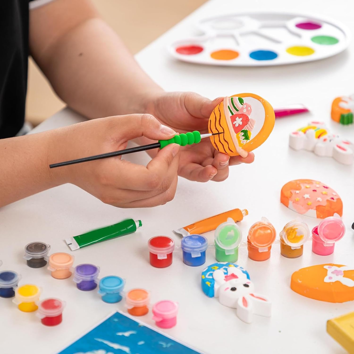 SNAPPSY 36Pcs Detail Paint Brushes Art Paintbrushes for Handicraft Pottery Modelling