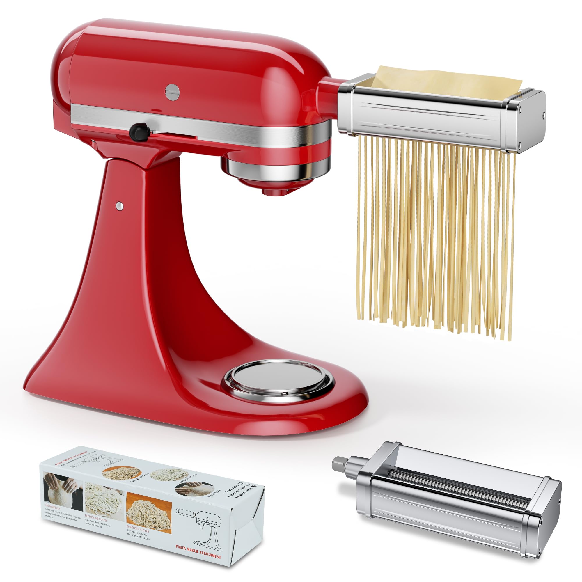 Pasta Maker Attachment for all KitchenAid Stand Mixer - Spaghetti Cutter