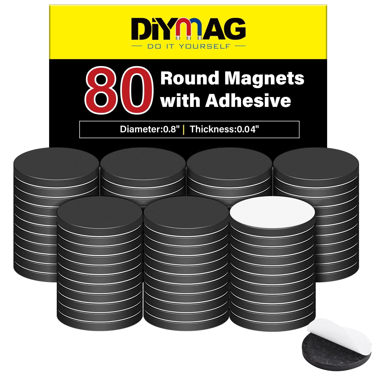 DIYMAG Magnets with Adhesive Backing, 360P Flexible Fridge Magnetic Dots — Amazon image 15