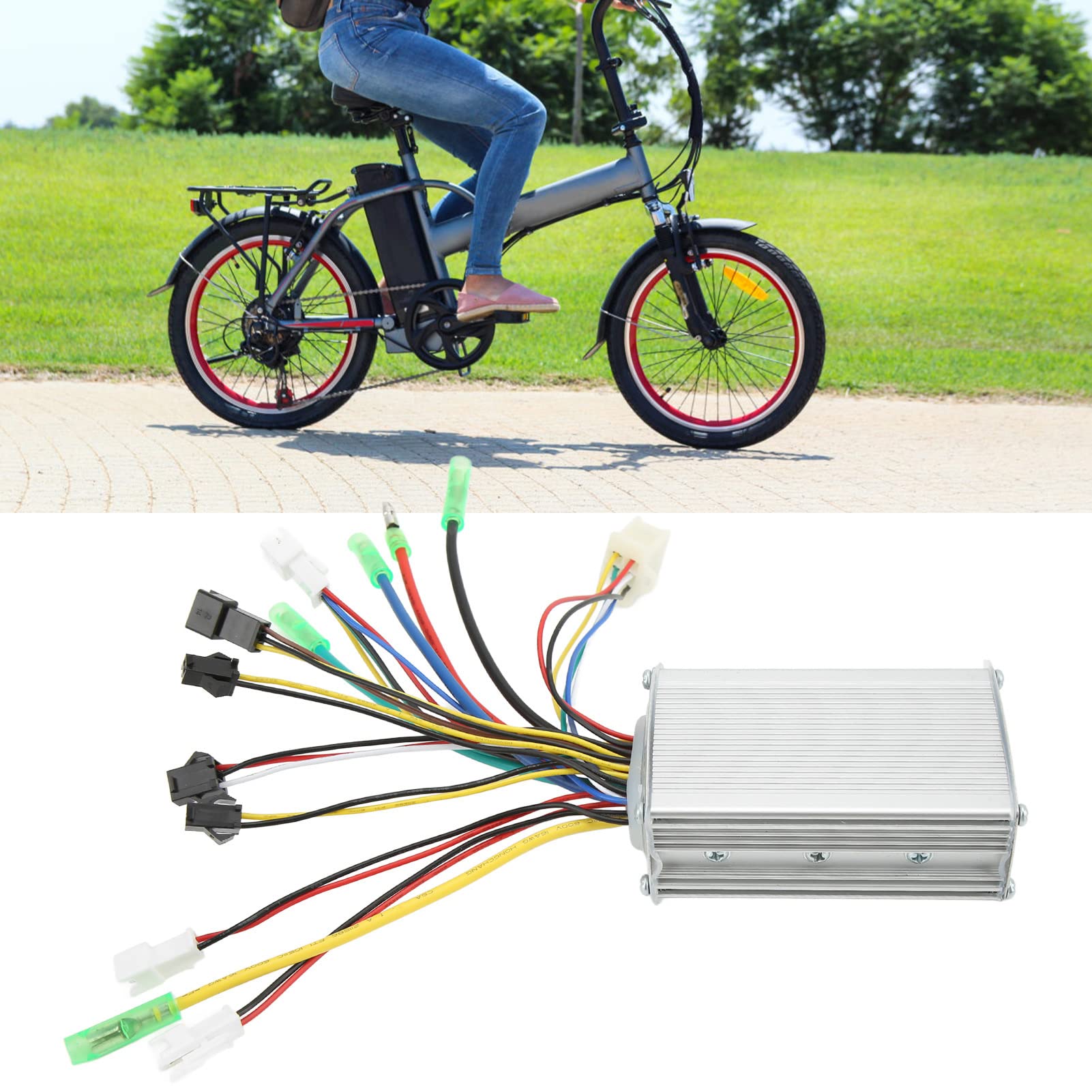 Controller Per Bici Elettriche 36V/48V - Regolatore Motore Brushless 250W/350W Per E-Bike E Scooter - Foto 6