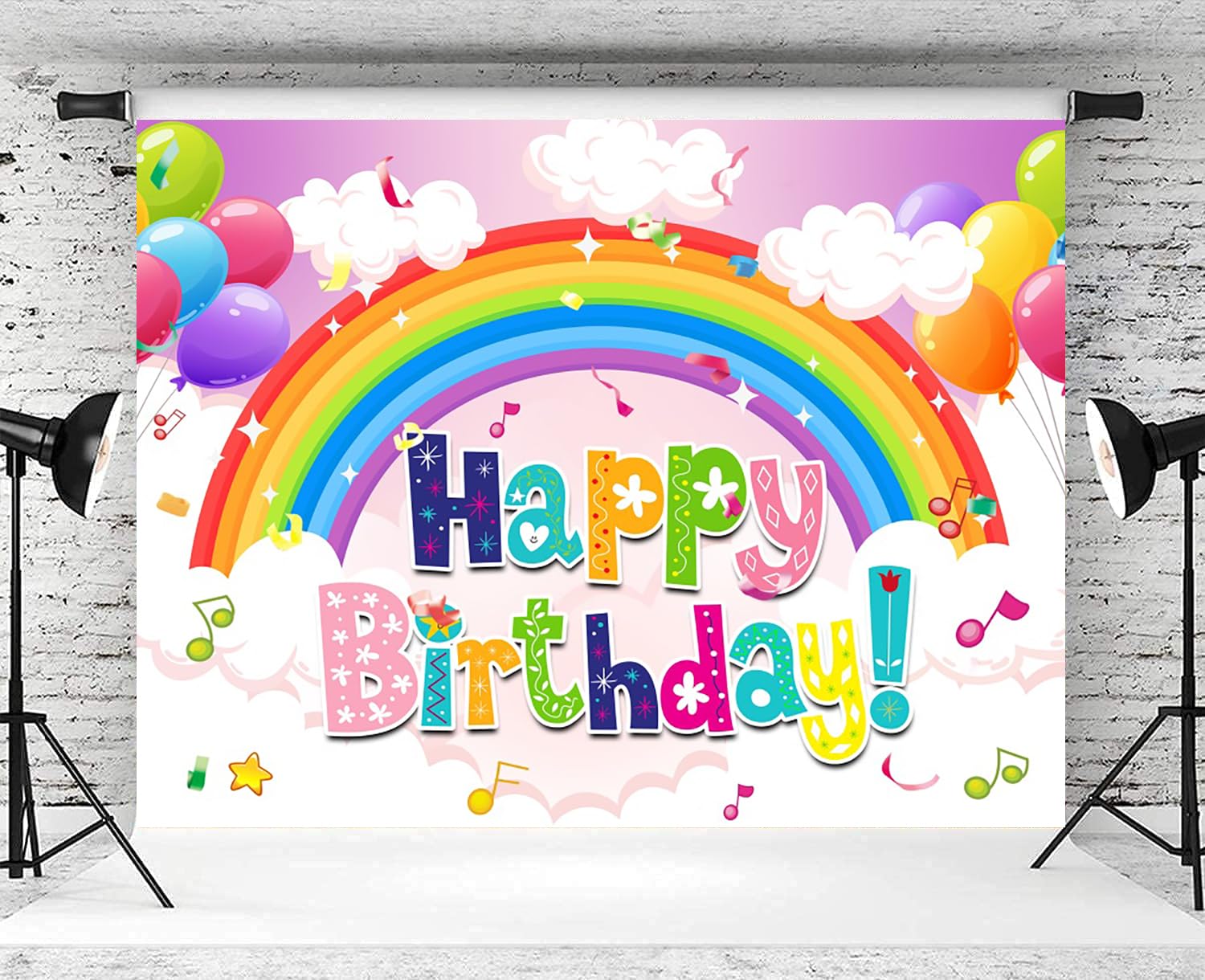 3 x 2,4 m arcobaleno sfondo di compleanno per ragazze arcobaleno festa fotografia sfondo bambini festa di compleanno banner torta decorazioni tavolo forniture foto puntelli