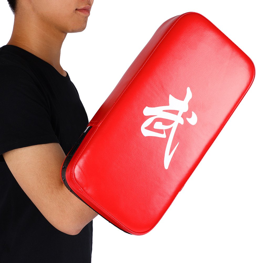 Alomejor Ochraniacze bokserskie ze skóry poliuretanowej, Muay Thai MMA sztuki walki, karate taekwondo, kick cel, worek bokserski, Pad Shield Training