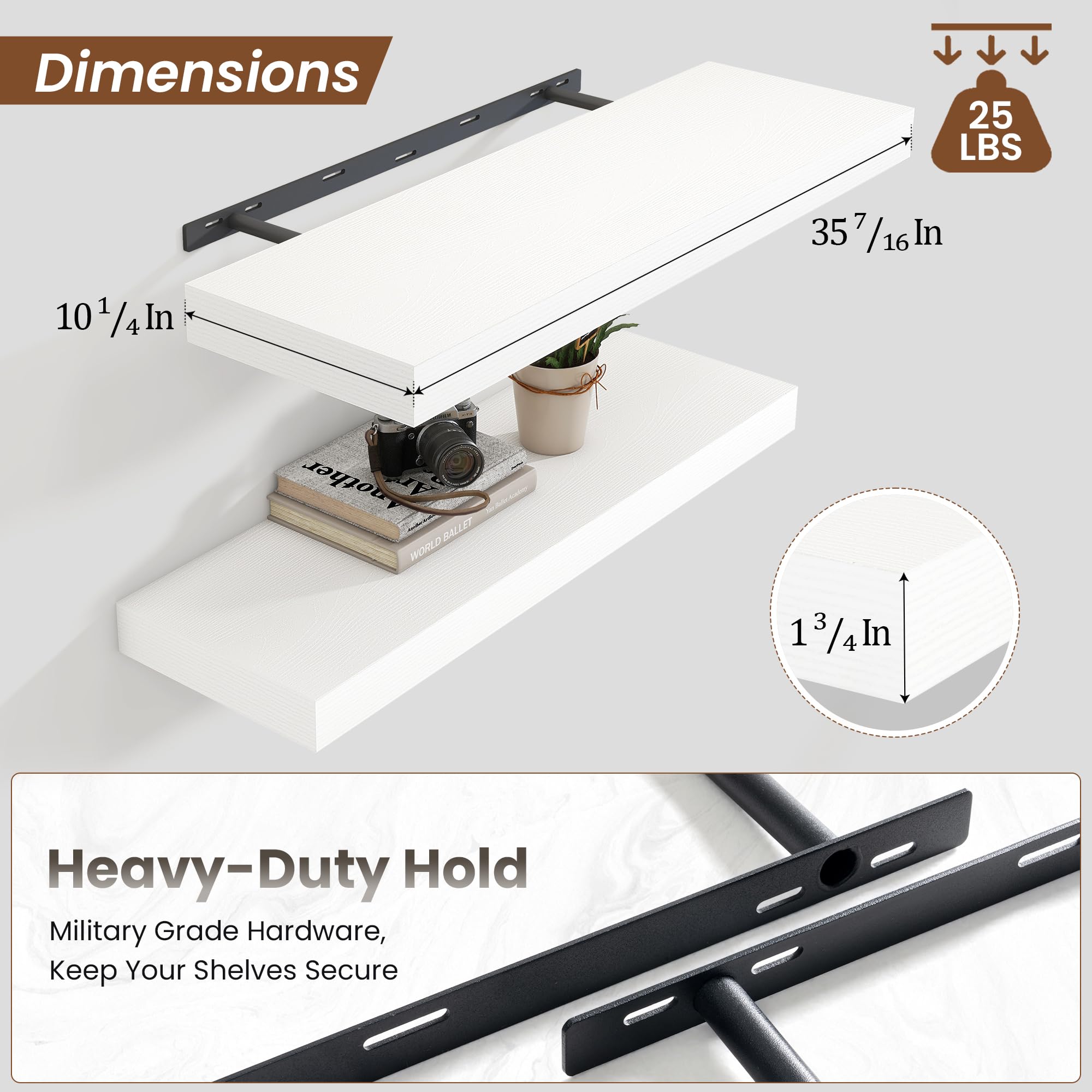 Set di 2 mensole da parete a forma di cubo in metallo nero Meert | Maisons du Monde
