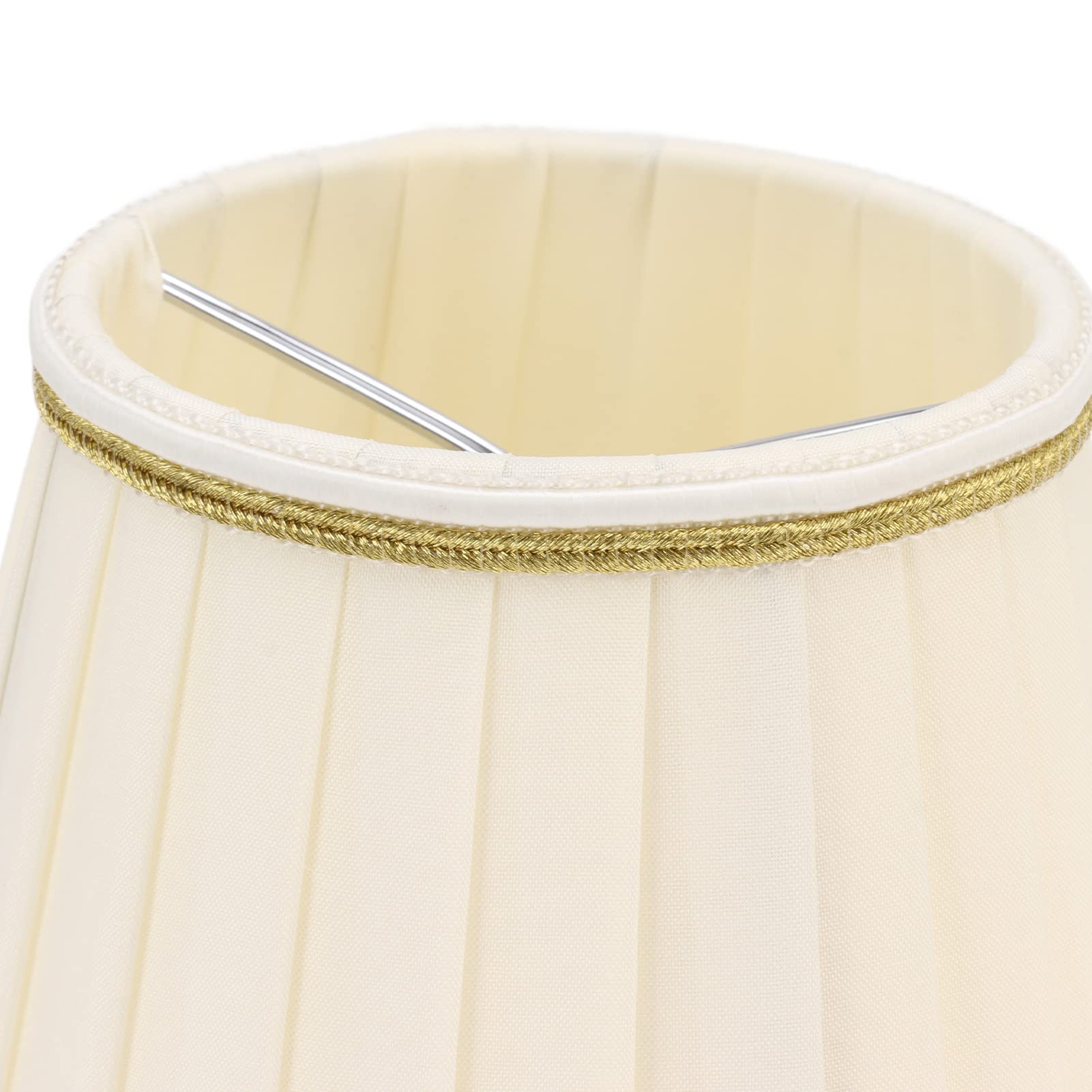 Abat-jour Bougie 6 Pièces, Pour Petite Ampoule E14, Ensemble D'abat-jour En Tissu à Clipser, Abat-jour De Décoration Pour la Maison, Pour Lampadaires, Lampes De Table, Lustres Ou Appliques Murales