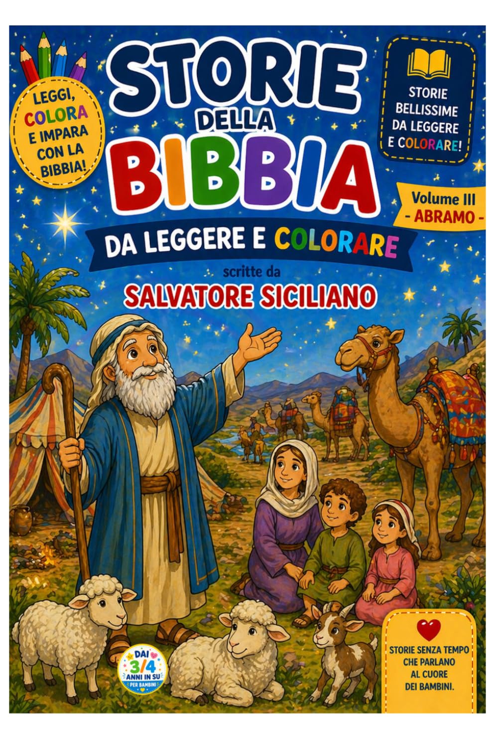 ABRAMO: La promessa delle stelle (Storie della Bibbia da leggere e colorare)