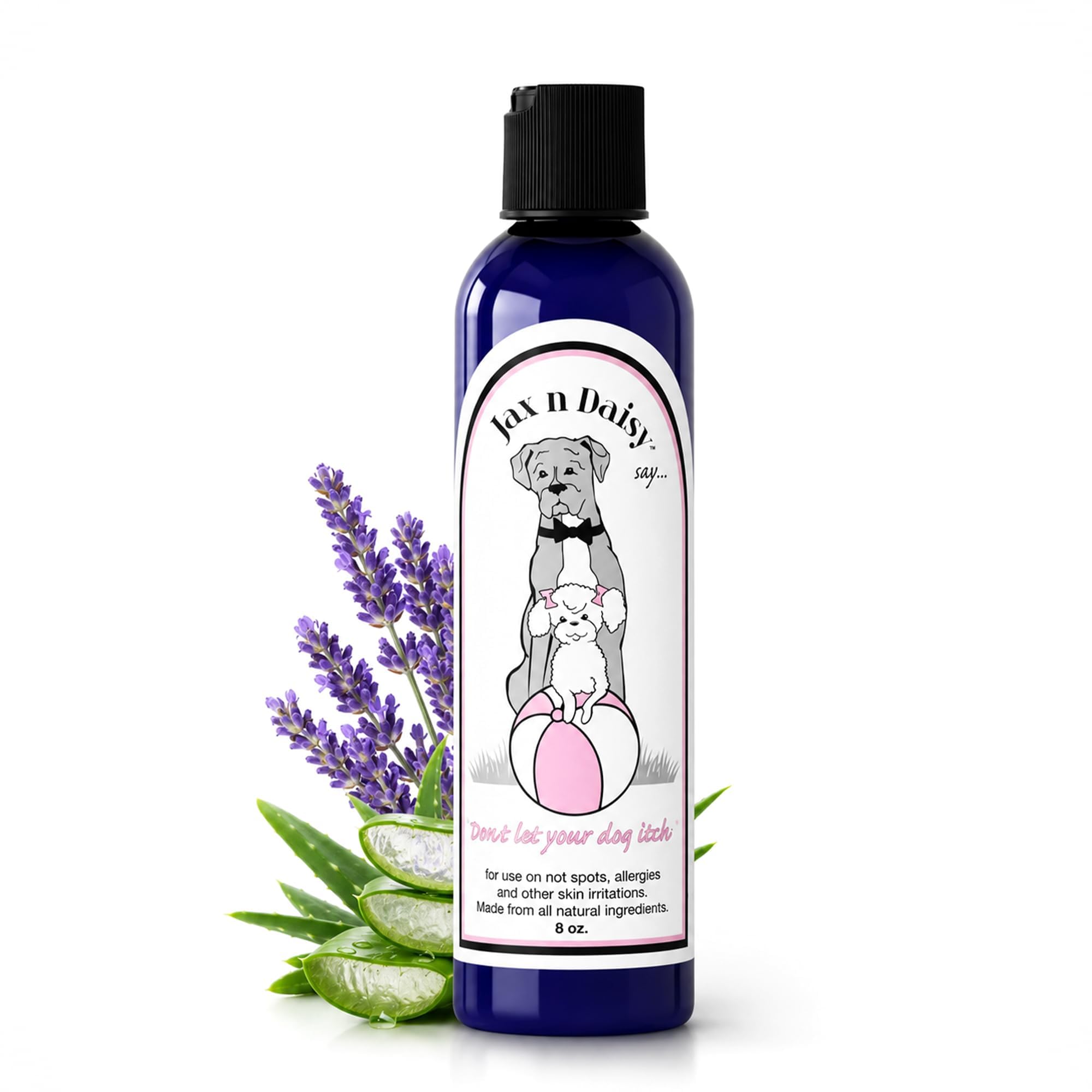 Jax N Daisy's 8oz Lotion for Dogs with Itchy Skin